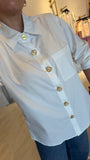 White Gold ButtonDown Top