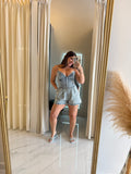 Acid Denim Romper