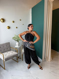Black Bandana Ballon Pants