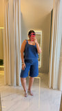 Denim Tank & Bermuda Set