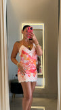 Blooming Lace Mini Dress