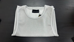 White Silver Crop Basic