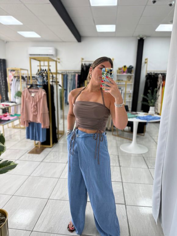 Tencel Wrap Pants
