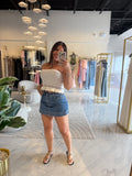 Dark Denim Skort