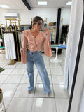 Criss Cross Highwaisted Jeans