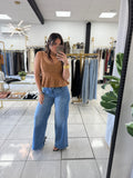 VShape Double Waist Jeans