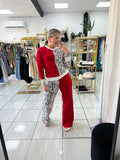 Red Leopard Loungewear