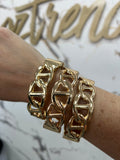 Gold Chains Cuff