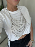 White Diamond Chain Top