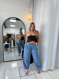 Denim Balloon Pants