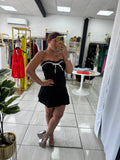 Black Tube Romper
