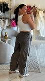 Charcoal Athletic Bows Pants