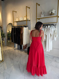 Red Verona TieStrap Dress