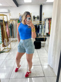 Denim Casual Shorts