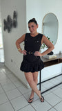 Black Belt Dress