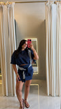 Navy Track Skort & Top