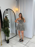Leopard Bustier Dress