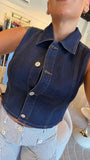 DarkDenim Vest Top