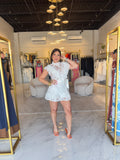 White Lace Romper