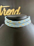 Denim Stars Choker