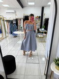 Chambray Eyelet Top & Skirt