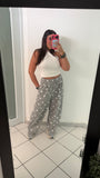 Grey PolkaDots Sweat Pants