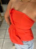 DEAL OF THE DAY - Bow Detail Strapless Top