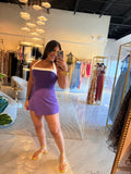 Purple Wrap Romper