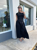 Black One Shoulder MaxiDress