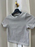 Heather Grey Ribbed Basic