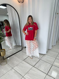 White Mesh Shorts Skirt