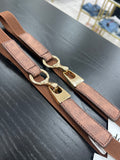 Mocha Stretch Slim Belt