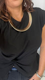 Black Necklace Top