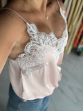 Salmon Lace Top