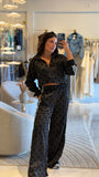 Black Polkadots Travel Set