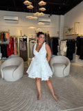 White Floral Lace Dress