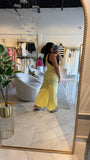 Lemon Denim Relaxed Overall