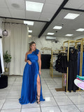 Royal Blue OneShoulder Dress