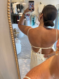 Cream OpenBack Jumpsuit