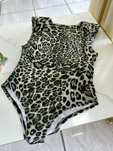 Green Leopard Bodysuit