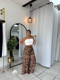 Leopard WideLeg Pants