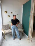 LightBlue Asymmetric Jeans