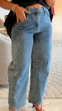 Denim Nora Barrel Pants