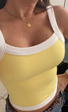 TwoTone Rib Basic Top