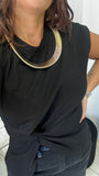 Black Necklace Top