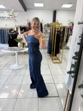 DenimBlue Sleeveless Jumpsuit