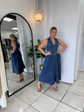 Denim Indigo Midi Dress