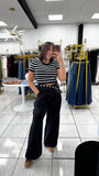 Black Asymmetrical WideLeg Pants