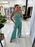 Teal WideLeg Jumpsuit