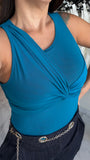 Teal Twist BodySuit